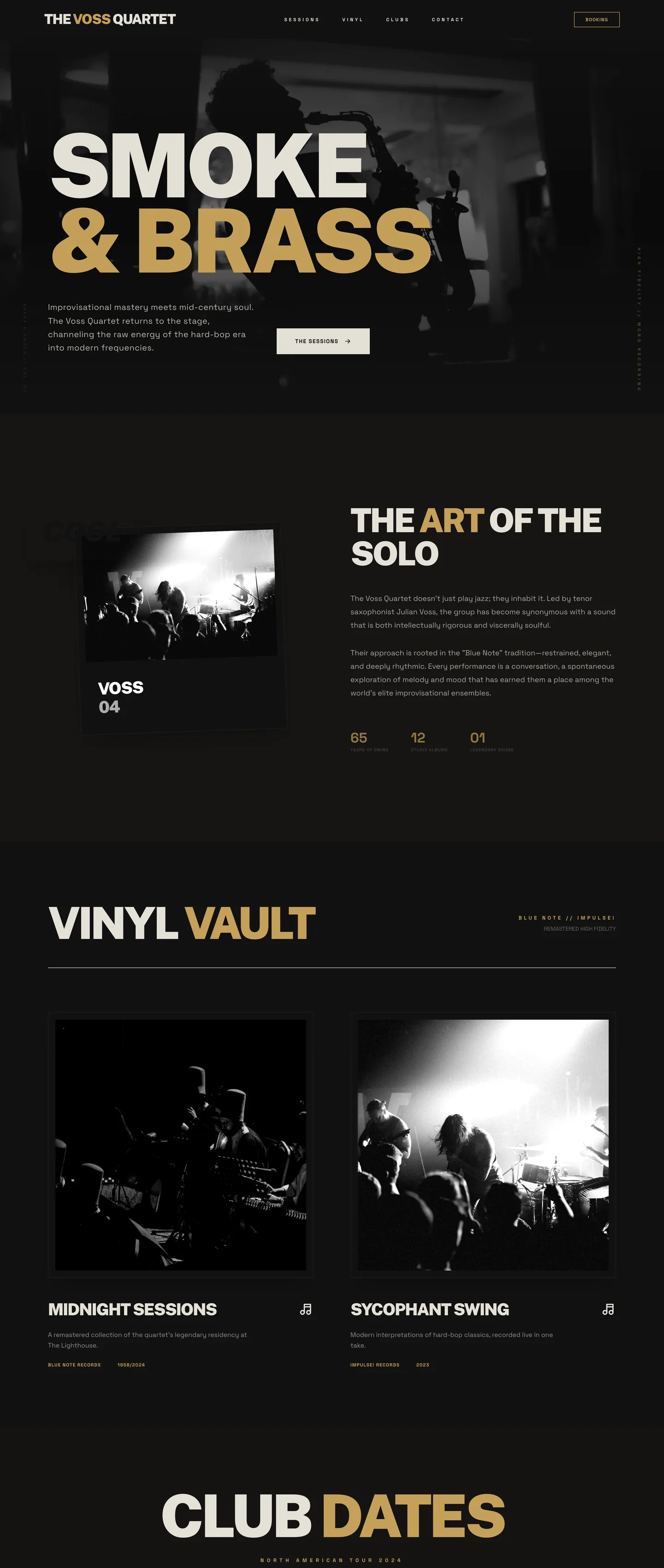 Jazz website demo