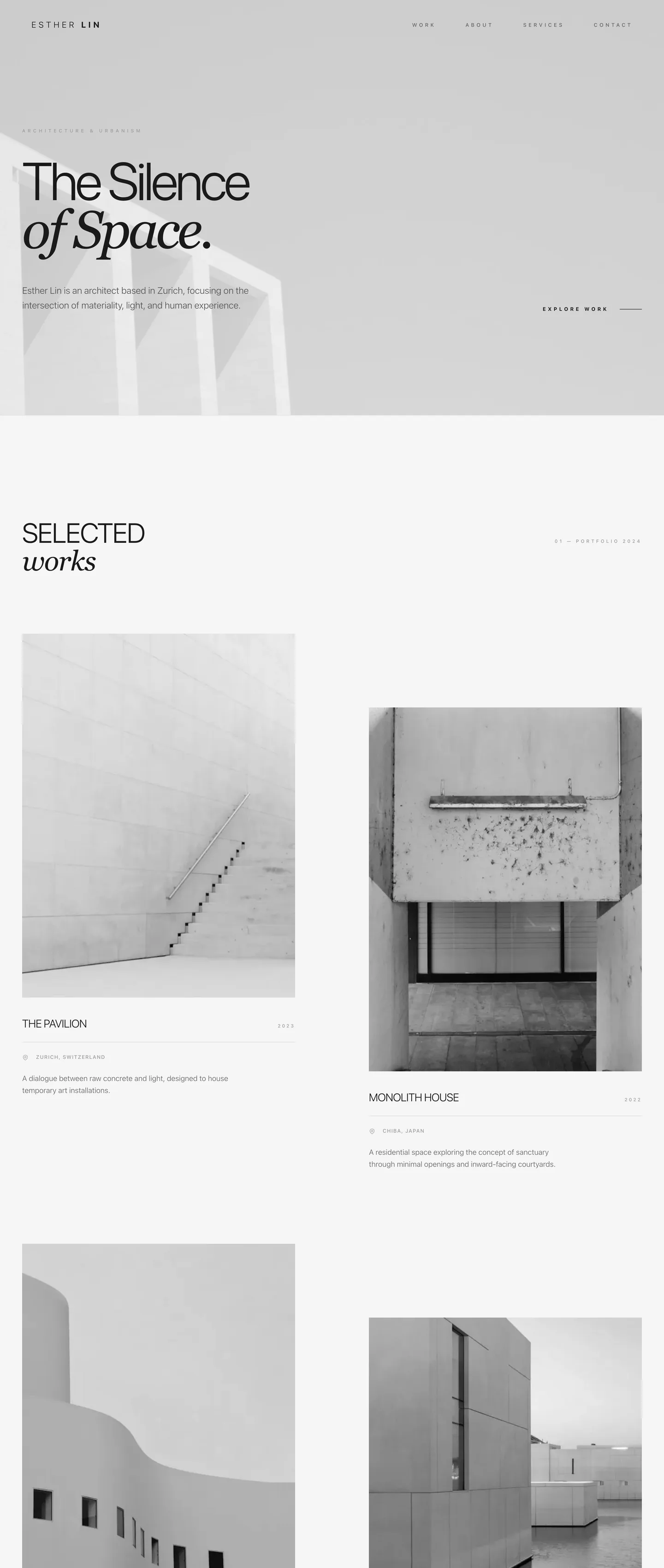 Architect website demo